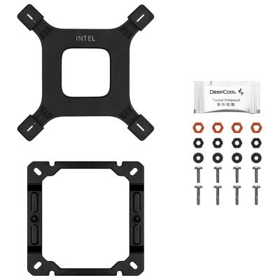 DEEPCOOL chladič AG400 Digital / 120mm fan ARGB / 4x heatpipes / PWM / pro Intel i AMD / černý