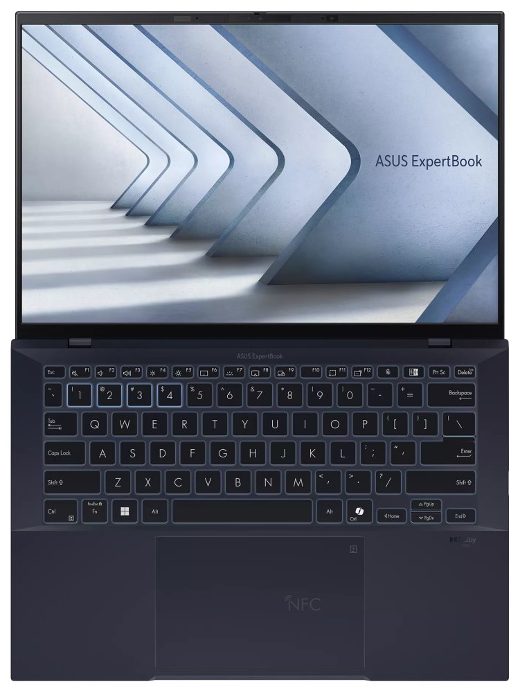 ASUS ExpertBook B9/ Core 7-150U/ 16GB/ 1TB SSD/ Intel® Graphics/ 14"WQXGA+,OLED/ W11P/ černý