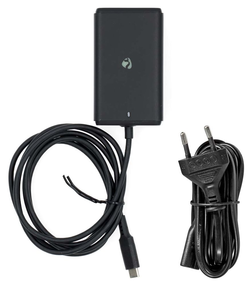 NEDIS univerzální adaptér k notebooku/ 45 W/ 5 / 9 / 12 / 15 / 20 V DC/ 2.25 / 2.33 / 2.92 / 3.0 A/ USB-C