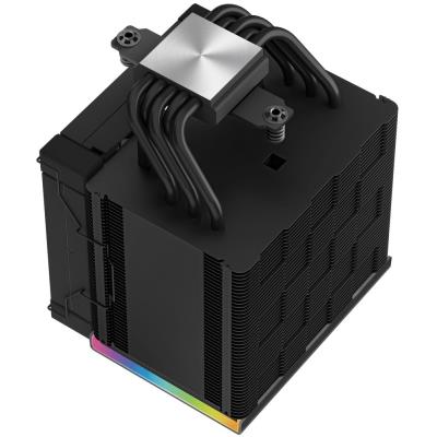 DEEPCOOL chladič AK500 Digital / 120mm fan / 5x heatpipes / PWM / pro Intel i AMD / RGB / černý