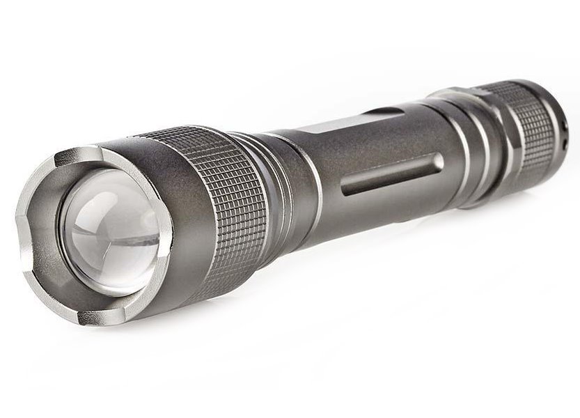 NEDIS LED svítilna/ napájení z baterie/ 3 V DC/  3 W/ 150 lm/ dosah 120 m/ šedá