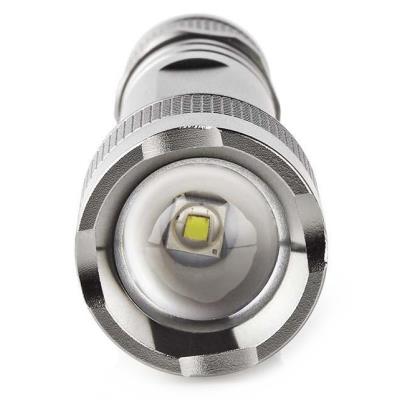 NEDIS LED svítilna/ napájení z baterie/ 3 V DC/  3 W/ 150 lm/ dosah 120 m/ šedá