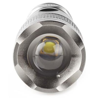 NEDIS LED svítilna/ napájení z baterie/ 4,5 V DC/ 5 W/ 330 lm/ dosah 200 m/ šedá