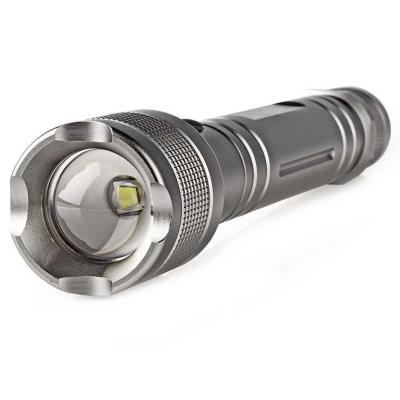 NEDIS LED svítilna/ napájení z baterie/ 4,5 V DC/ 10 W/ 500 lm/ dosah 250 m/ šedá