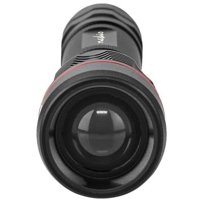 NEDIS LED svítilna/ napájení z baterie/ 3,7 V DC/ 10 W/ 1000 lm/ dosah 200 m/ černá