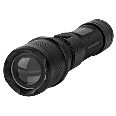 NEDIS LED svítilna/ napájení z baterie/ 3,7 V DC/ 10 W/ 1000 lm/ dosah 110 m/ černá