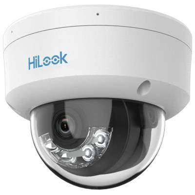 HiLook Powered by HIKVISION/ IPC-D149HA-LU/ Dome/ 4Mpix/ 2.8mm/ Smart Hybrid Light/ ColorVu/ MD2.0/ IP67+IK08/ IR 30m