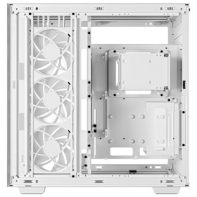 DEEPCOOL skříň CH780 / ATX / 420 mm fan ARGB / 4xUSB 3.0 / USB-C / prosklená / bílá