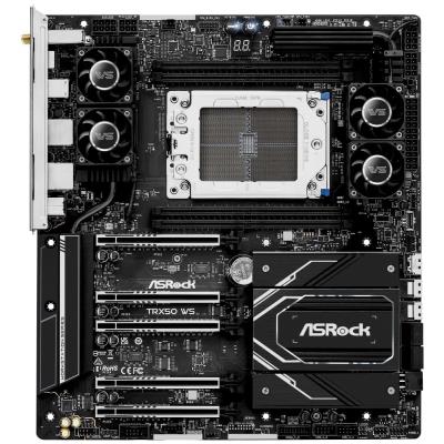 ASRock TRX50 WS / AMD TRX50 / 4x DDR5 DIMM ECC / 2x M.2 / 2x SlimSAS/ MCIO / USB-C / / WiFi / EATX