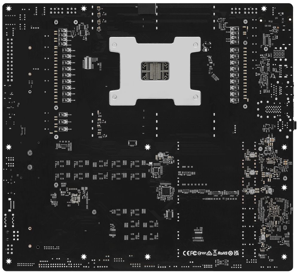 ASRock WRX90 WS EVO / AMD WRX90 / 8x DDR5 DIMM ECC / 2x M.2 / 2x SlimSAS / 2x MCIO / USB-C / DP / EEB