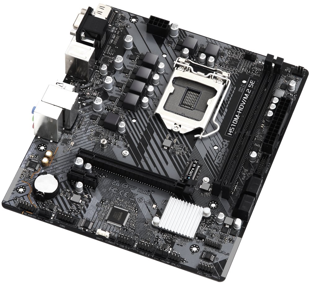 ASRock H510M-H2/M.2 SE / Intel H470 / LGA1200/ 2x DDR4  / M.2 / VGA / HDMI / mATX