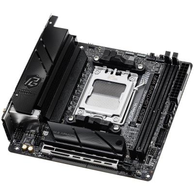 ASRock B650I Lightning WiFi / AMD B650 / AM5 / 2x DDR5 DIMM / 2x M.2 / HDMI / USB-C / WiFi / Mini-ITX