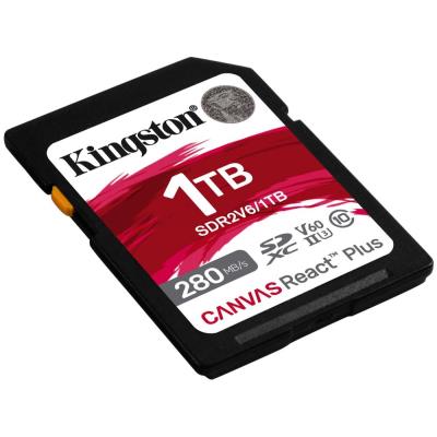 KINGSTON Canvas React Plus 1TB SDXC / UHS-II / U3 / V60 / 280R/100W / Full HD/4K