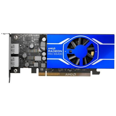 AMD Radeon Pro W6400 4GB GDDR6 / PCIe 4.0 / 7.07 Tflops / 2x DP / LP