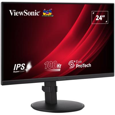 ViewSonic VA2408-HDJ / 23,8"/ IPS/ 16:9/ 1920x1080/ 5ms/ 100Hz/ 250cd/m2/ HDMI / VGA / DP / výšk. nast.