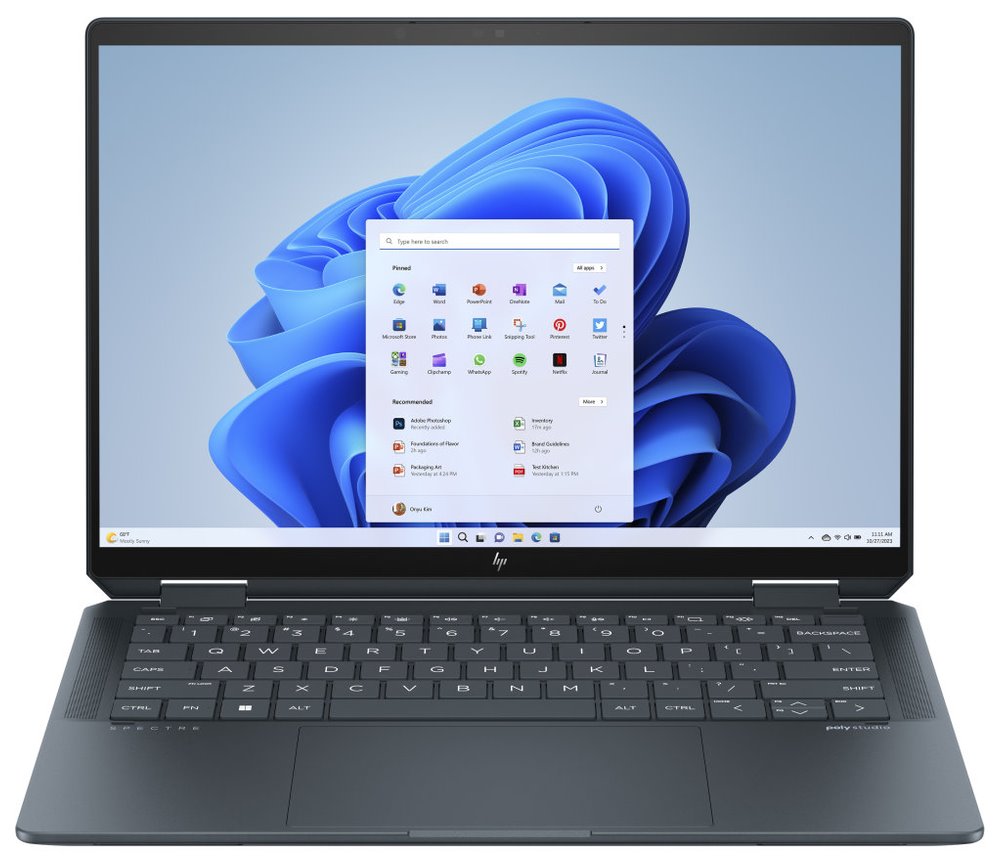 HP Spectre x360 14-eu0002nc/ Ultra 7-155H/ 32GB DDR5/ 1TB SSD/ Intel Arc Graphics 14"2,8K,OLED,touch/ W11P/ modrý