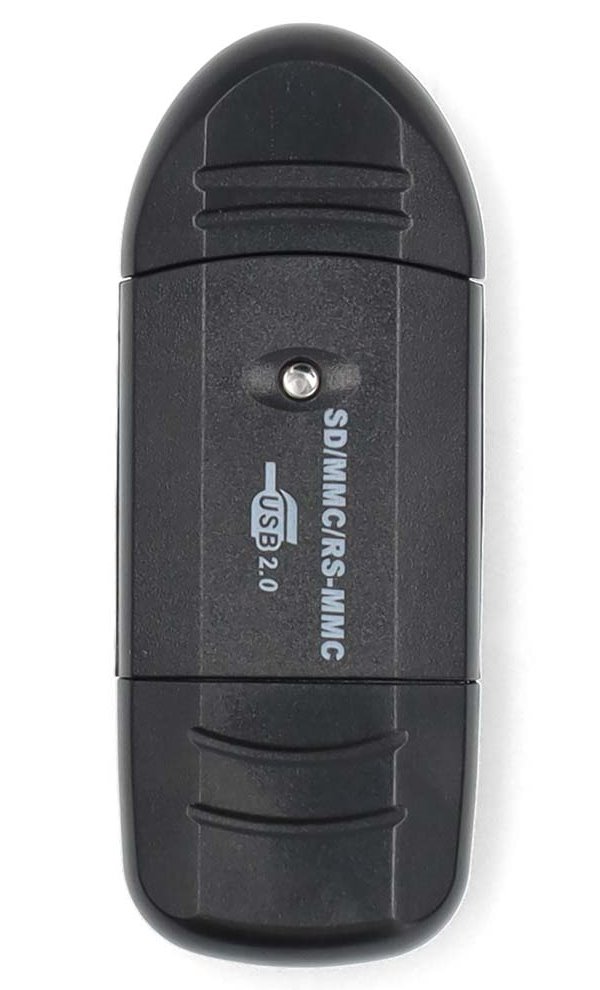 NEDIS čtečka paměťových karet/ MMC / SD / SDHC / USB 2.0/ černá