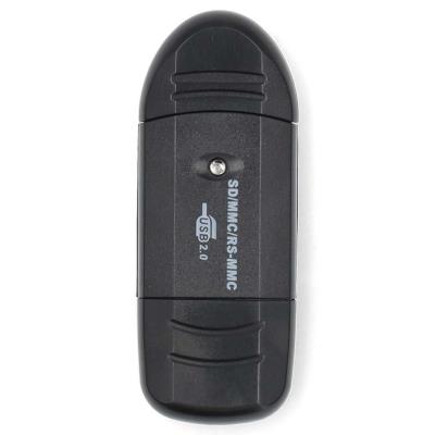 NEDIS čtečka paměťových karet/ MMC / SD / SDHC / USB 2.0/ černá