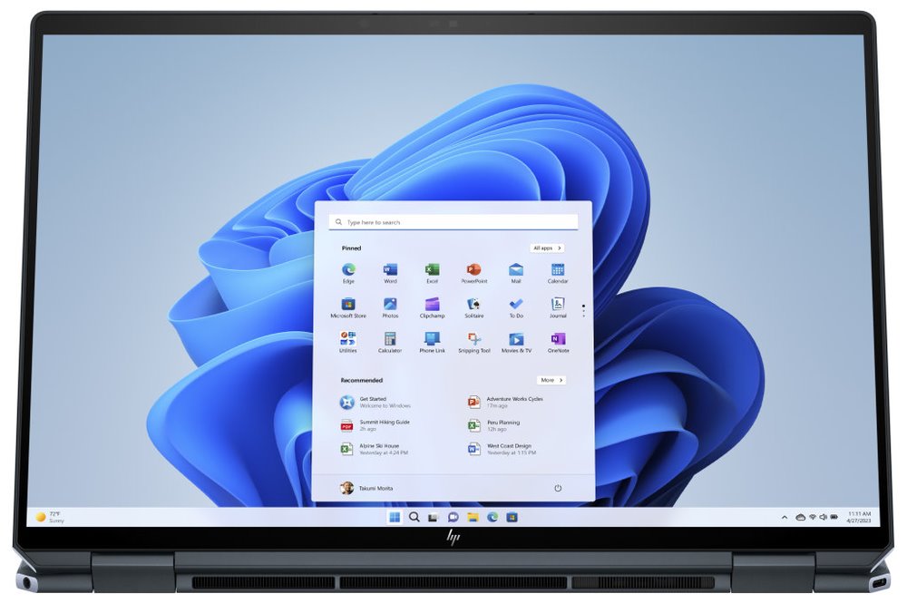 HP Spectre x360 16-aa0011nc/ Ultra 7-155H/ 32GB DDR5/ 1TB SSD/ Intel Arc Graphics 16"2,8K,OLED,touch/ W11P/ modrý