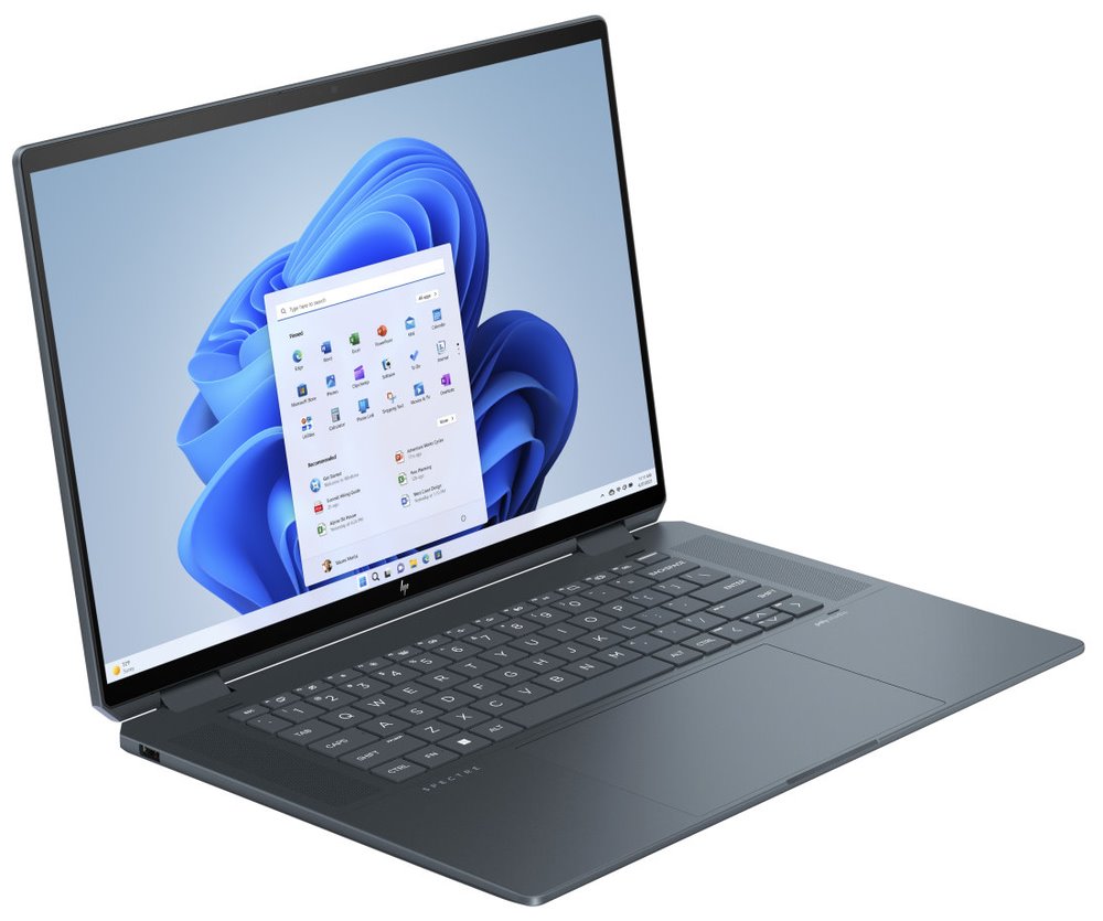 HP Spectre x360 16-aa0011nc/ Ultra 7-155H/ 32GB DDR5/ 1TB SSD/ Intel Arc Graphics 16"2,8K,OLED,touch/ W11P/ modrý