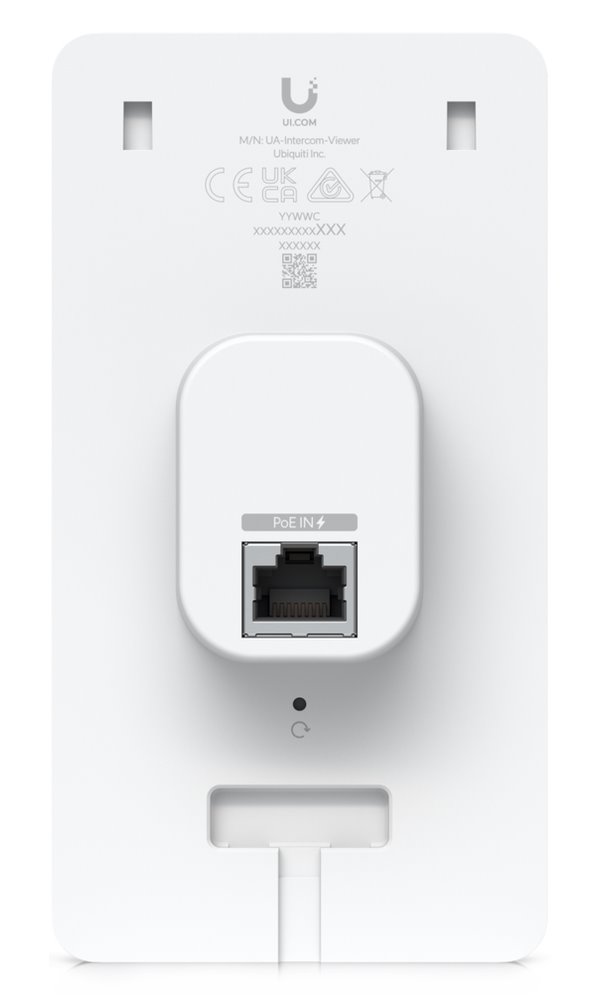 Ubiquiti UniFi Access Intercom Viewer - Přístupový monitor, 5" dotykový displej, obousměrné audio, PoE napájení