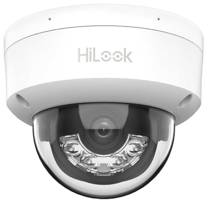 HiLook Powered by HIKVISION/ IPC-D180HA-LU/ Dome/ 8Mpix/ 2.8mm/ Smart Hybrid Light/ MD2.0/ IP67+K08/ IR 30m