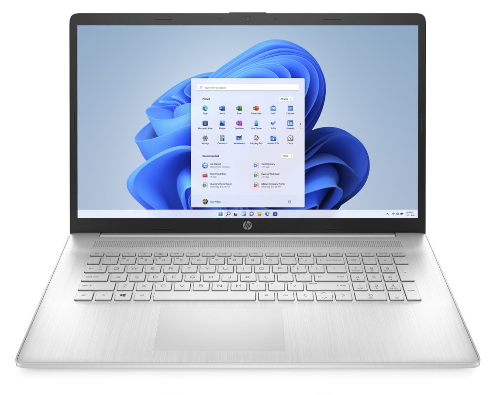 HP 17-cn2006nc/ i7-1255U/ 16GB DDR4/ 512GB SSD/ Intel Iris Xe 17,3"FHD,matný/ W11H/ stříbrný