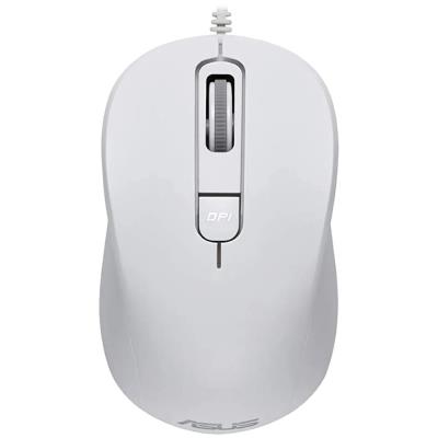 ASUS MU101C/ Kancelářská/ Optická/ Drátová USB/ Bílá