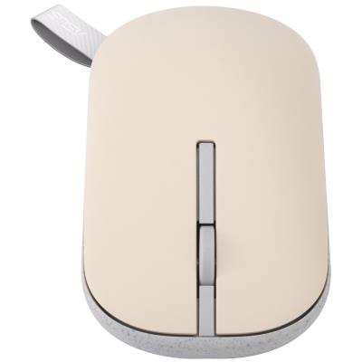 ASUS MD100/ Cestovní/ Optická/ 1 600DPI/ Bezdrátová USB + Bluetooth/ Béžová
