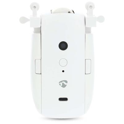 NEDIS chytrý motor (robot) závěsů/ kabelový systém u kolejnice/ napájení z baterie/ napájení z USB/ 4000 mAh/ BT/ bílý