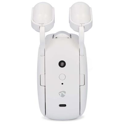 NEDIS chytrý motor (robot) závěsů/ tyčová kolejnice/ napájení z baterie/ napájení z USB/ 4000 mAh/ Bluetooth/ bílý