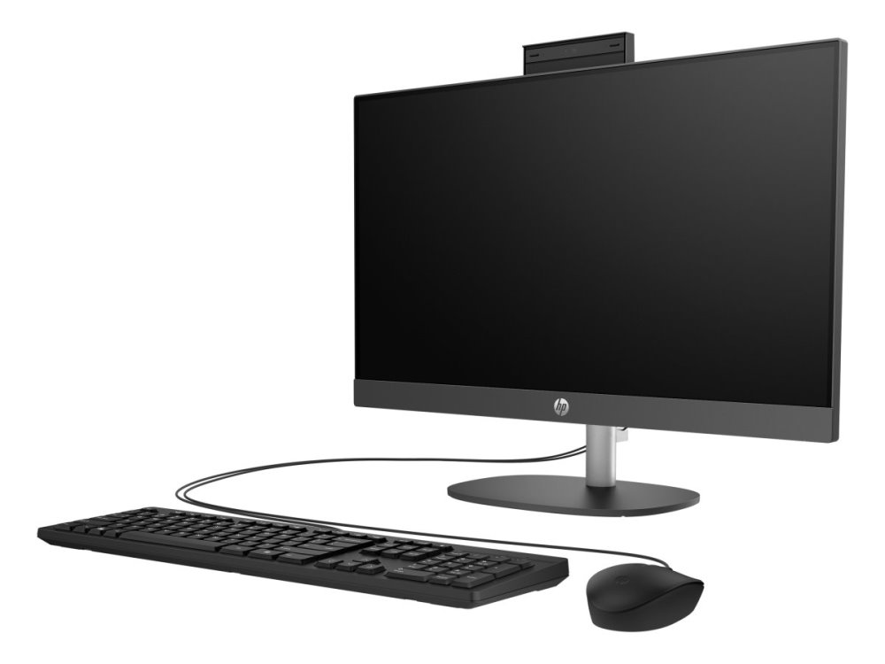 HP ProOne 240 G10/ AiO/ i3-N300/ 8GB/ 256GB SSD/ Intel® UHD/ 23,8"FHD,matný/ bez OS/ kbd+myš/ šedý