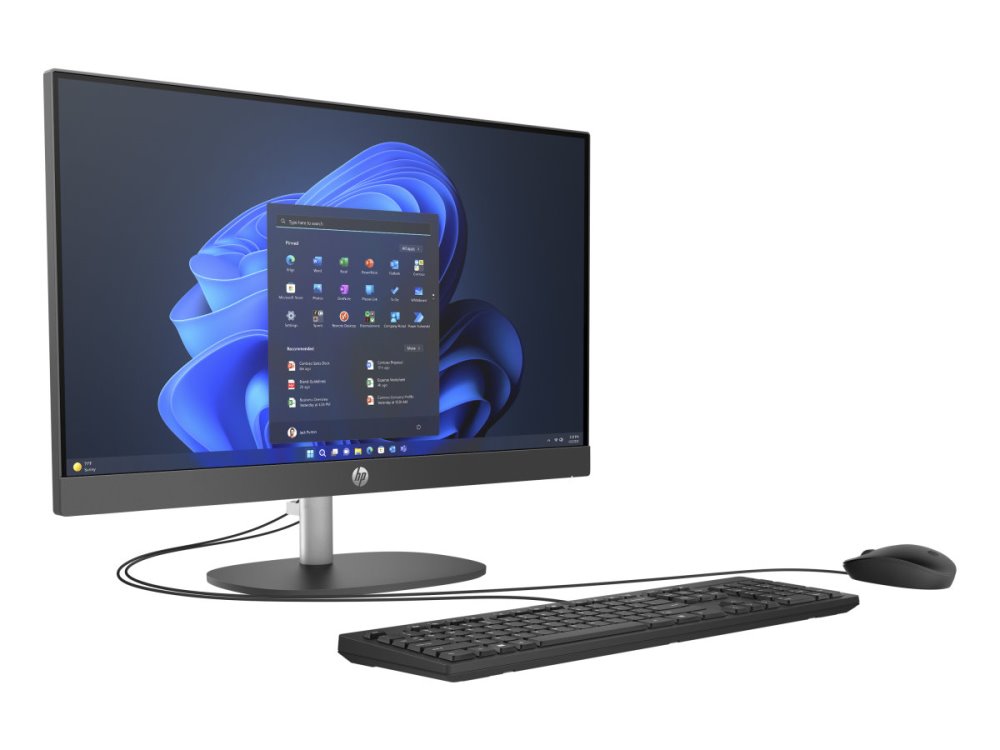 HP ProOne 240 G10/ AiO/ i5-1335U/ 16GB/ 512GB SSD/ Intel® Iris Xe/ 23,8"FHD,matný/ W11P/ kbd+myš/ šedý