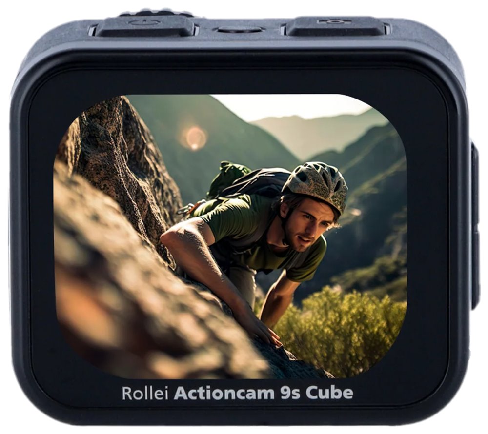 Rollei ActionCam 9s Cube/ 12 MPix/ 4K 30fps/ 2,1" LCD/ Stabilizace/ 21m vodotěsná/ USB-C