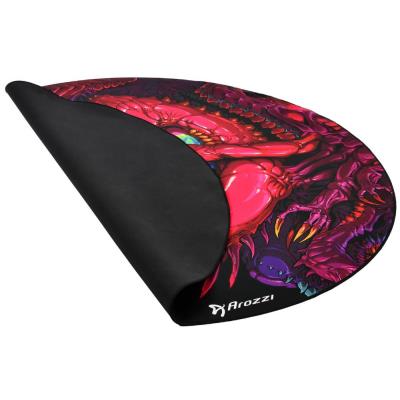 AROZZI Zona Floorpad Crawling Chaos/ ochranná podložka na podlahu/ kulatá 121 cm průměr/ dračí design