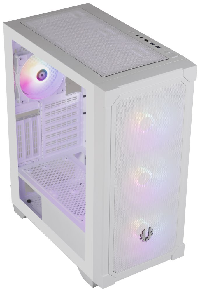 BitFenix skříň Graph ATX / 4x120 mm fan F-RGB / 2xUSB 3.0 / USB 2.0 / bílá