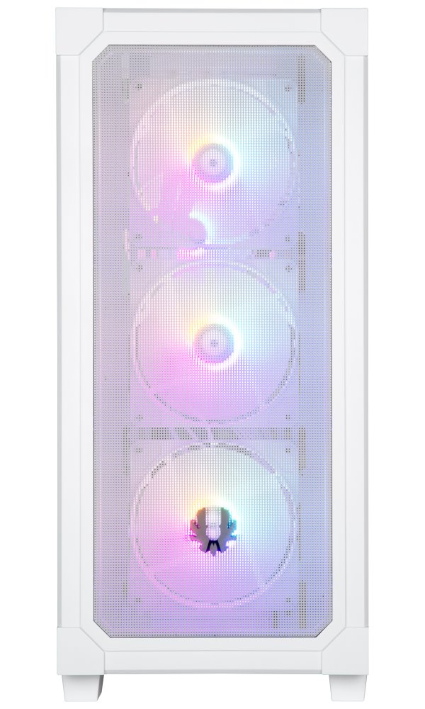 BitFenix skříň Graph ATX / 4x120 mm fan F-RGB / 2xUSB 3.0 / USB 2.0 / bílá