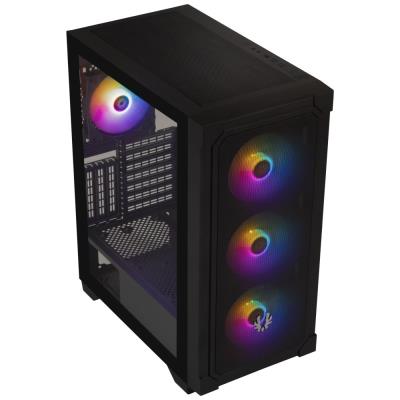 BitFenix skříň Graph ATX / 4x120 mm fan F-RGB / 2xUSB 3.0 / USB 2.0 / černá