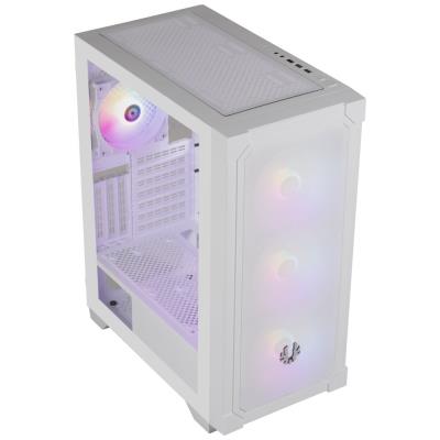 BitFenix skříň Graph ATX / 4x120 mm fan F-RGB / 2xUSB 3.0 / USB 2.0 / bílá