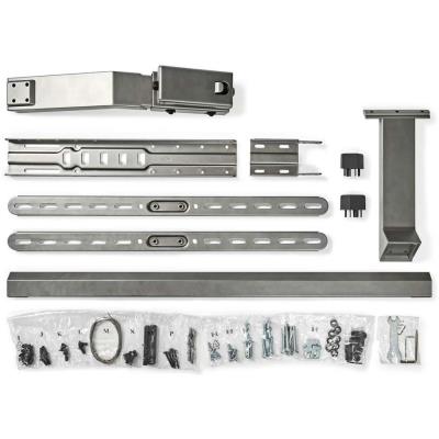 NEDIS stojan na TV/ 37 - 75"/ nosnost 40 kg/ naklápěcí/ otočný/ nastavitelné výšky/ Full motion/ hliník/ ocel/ šedý