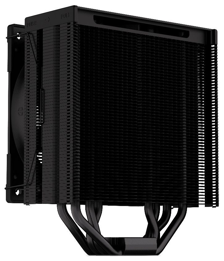 Endorfy chladič CPU Fera 5 Black / ultratichý/ 120mm fan/ 4 heatpipes / PWM / pro Intel i AMD / černý