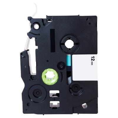 PRINTLINE kompatibilní páska s Brother TZE-C31, 12mm, černý tisk/signální žlutý podklad