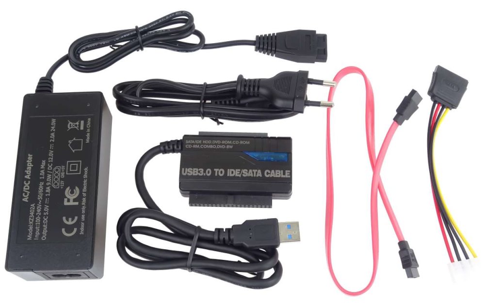 PremiumCord USB 3.0 - SATA + IDE adaptér s kabelem