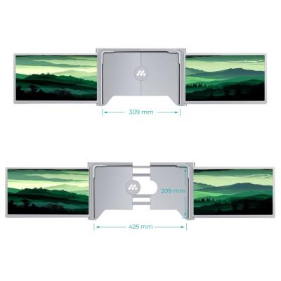 MISURA přenosné LCD monitory 14" 3M1400S1 pro notebooky o rozměru 14" až 18", jednokabelové řešení