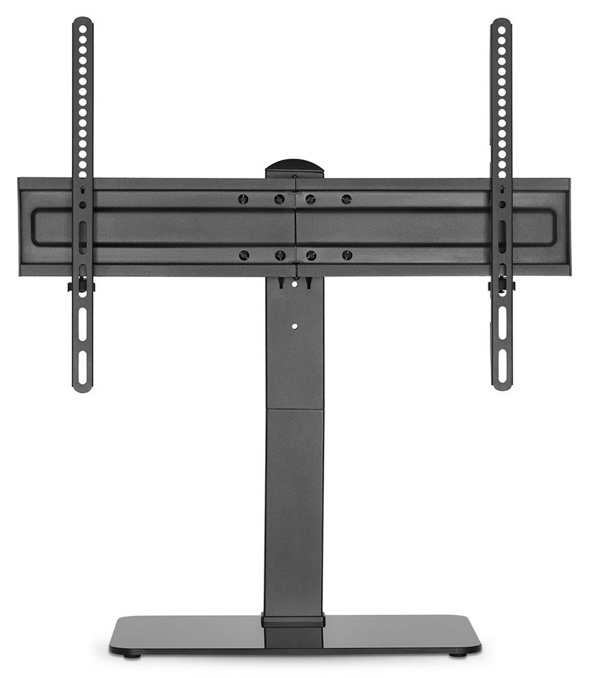 NEDIS stolní TV stojan/ 37 - 70 "/ nosnost 40 kg/ nastavitelné výšky/ fixní/ ocel/tvrzené sklo/ černý