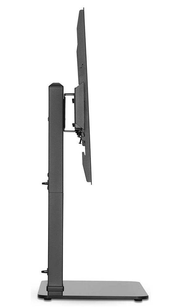 NEDIS stolní TV stojan/ 37 - 70 "/ nosnost 40 kg/ nastavitelné výšky/ fixní/ ocel/tvrzené sklo/ černý
