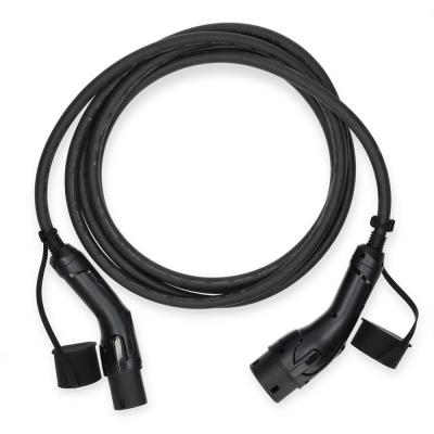 NEDIS kabel elektrického vozidla/ kabel typ 2/ 32 A/ 22000 W/ 3-fázový/ černý/ box/ 5 m