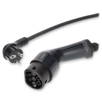 NEDIS cestovní nabíjecí stanice pro elektromobily/ AT-N05V3V3-F 3G1.5/ 1380 / 2300 / 3680 W/ 6 / 8 / 10 / 13 / 16 A/ 5 m