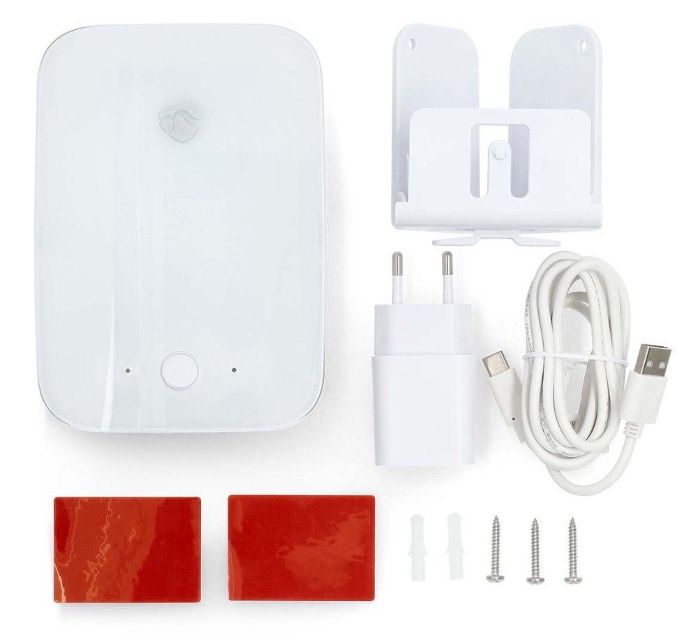 NEDIS Wi-Fi chytrý detektor pádu/ rozsah detekce 7 m/ efektivní zorné pole (horizontální i vertikální): ±45°/ IP54/ bílý