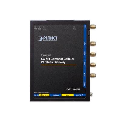 Planet ICG-2210W-NR kompaktní bezdrátová průmyslová brána, 2x1GBASE-T, 5G NR, 2x SIM, VPN, 9-36VDC, -40~75°C, IP30